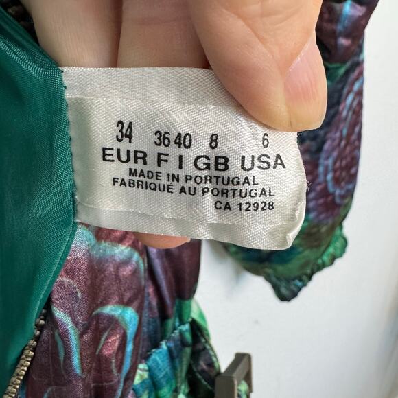 Vintage Skila Retro 80's Ski Suit Snowsuit One Piece Lion Motif Womens Size 6 - Picture 13 of 15